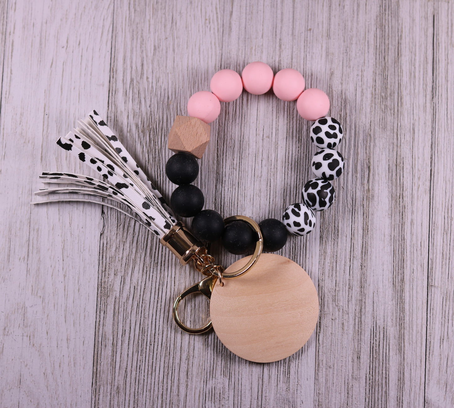 Black cow print with pink and black (2)