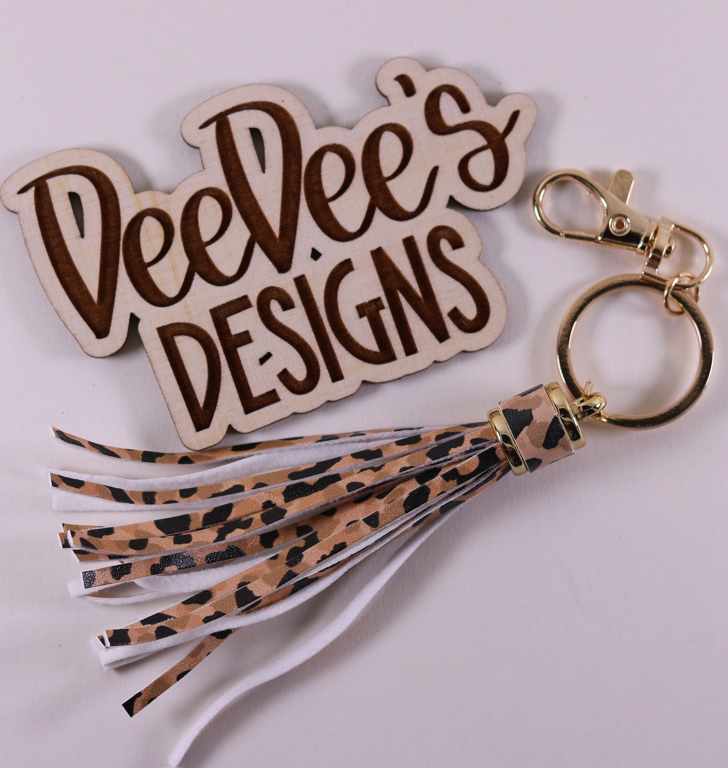 Tassel - Light brown and Leopard (015)